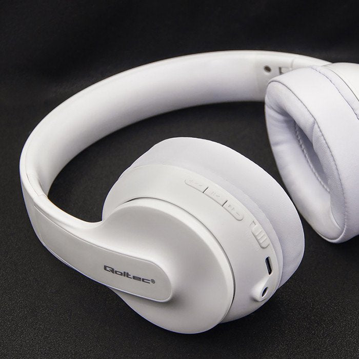 EAN 5901878508450 - Qoltec 50845 auricular y casco Auriculares Inalámbrico Diadema Llamadas/Música USB Tipo C Bluetooth Blanc imagen 3
