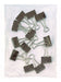 EAN 4003801023908 - Wedo 64 21525 pinza sujetapapel Metal, Níquel 12 pieza(s) imagen 1