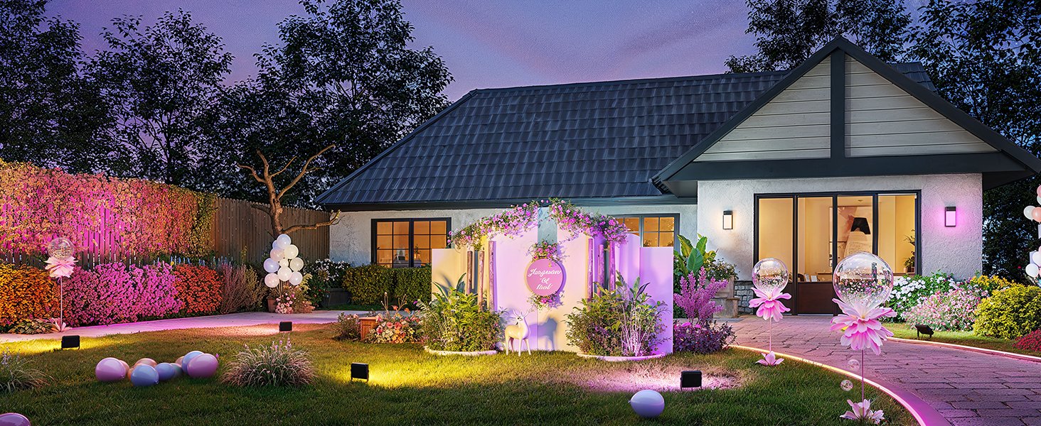 EAN 6974316990550 - Govee H8057 Iluminación inteligente para jardín Wi-Fi/Bluetooth imagen 7