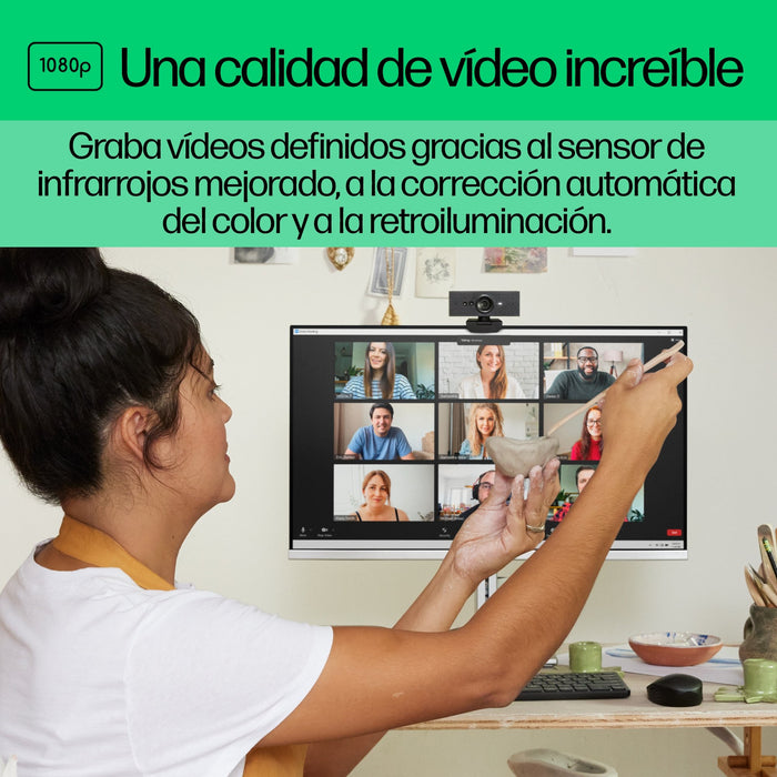 EAN 0196786757648 - HP 620 FHD Webcam cámara web 4 MP 1920 x 1080 Pixeles USB Negro imagen 21