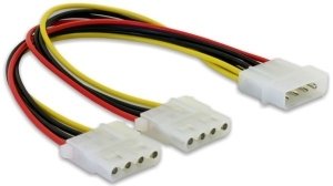 EAN 4043619821006 - DeLOCK Y-Cable Power > 2x 4pin Molex 0,11 m imagen 1
