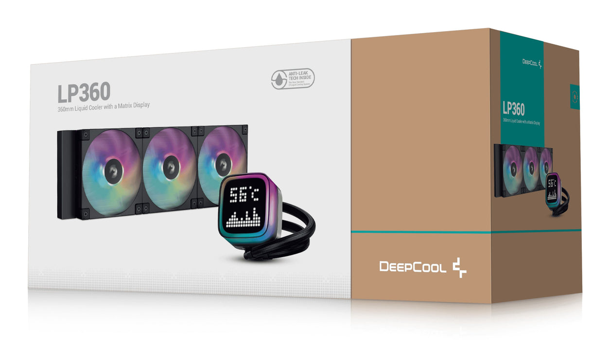 EAN 6933412728962 - DeepCool LP360 Carcasa del ordenador, Procesador Sistema de refrigeración líquida todo en uno 12 cm Negro imagen 6