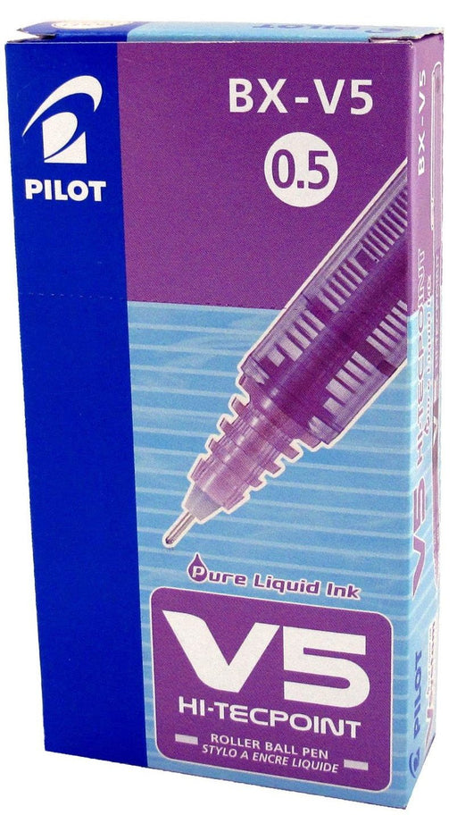 EAN 4902505078828 - Pilot Hi-Tecpoint V5 Bolígrafo cilíndrico Púrpura 12 pieza(s) imagen 2