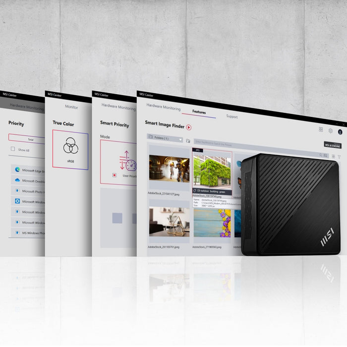 EAN 4711377071130 - MSI Cubi N ADL-006DE Intel® N N200 4 GB DDR4-SDRAM 128 GB SSD Windows 11 Pro Mini PC Negro imagen 16