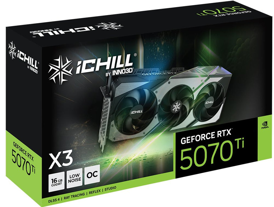 EAN 8886307700223 - INNO3D iChill GeForce RTX 5070 Ti X3 NVIDIA 16 GB GDDR7 imagen 2