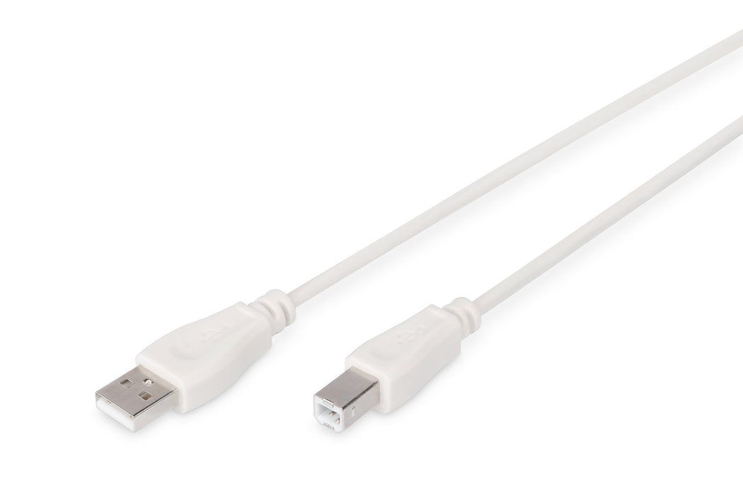 EAN 4016032282624 - Digitus AK-300102-018-E cable USB USB 2.0 1,8 m USB A USB B Beige imagen 1