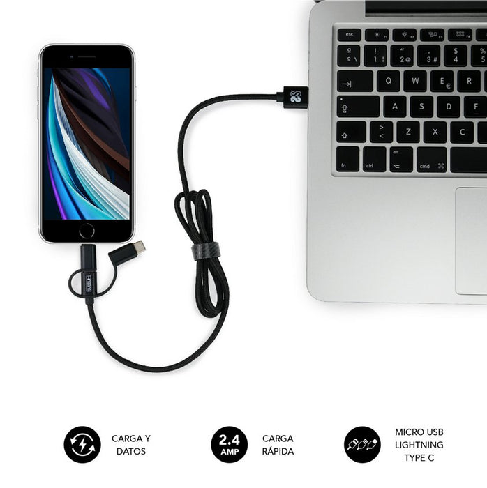 EAN 8436586740764 - SUBBLIM SUB-CHG-4CC002 cargador de dispositivo móvil Universal Negro Encendedor de cigarrillos Carga rápi imagen 12