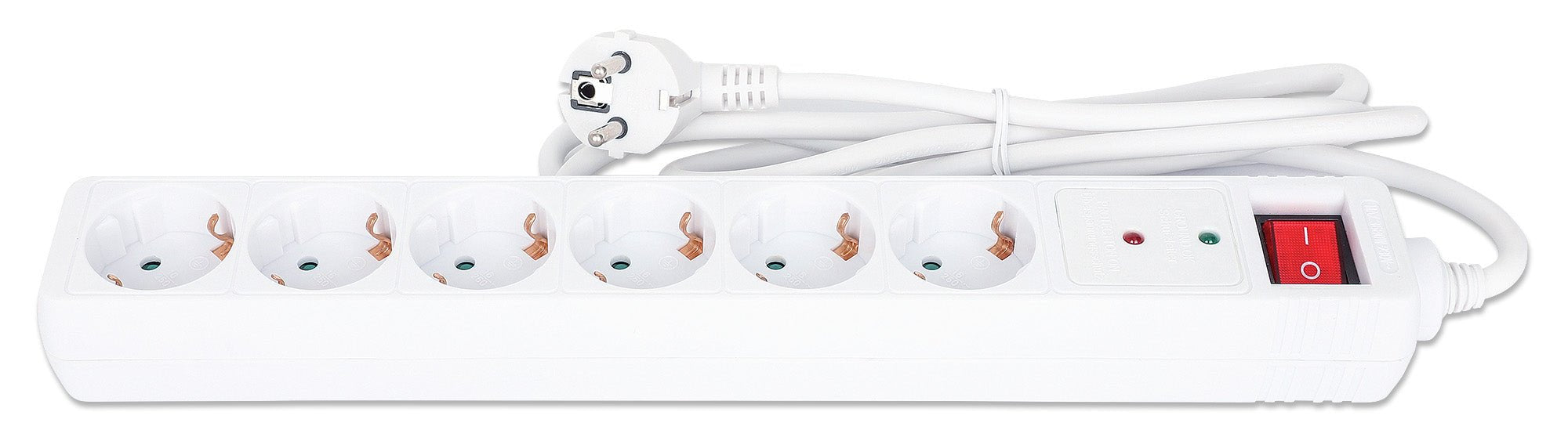 EAN 0766623168311 - Manhattan 168311 base múltiple 2 m 6 salidas AC Interior Blanco imagen 5