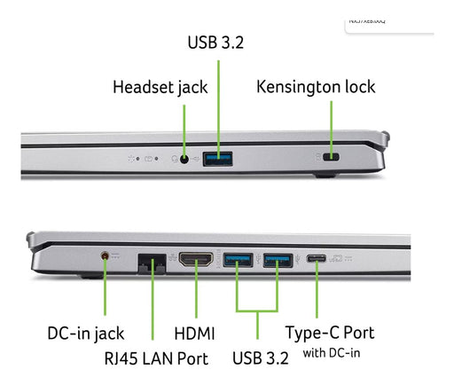 EAN 4711474519733 - Acer Aspire Go 15 AG15-42P-R0VD AMD Ryzen™ 7 5825U Portátil 39,6 cm (15.6") Full HD 32 GB DDR4-SDRAM 512  imagen 2