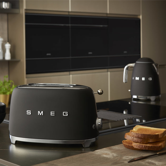 EAN 8017709290757 - Smeg TSF01BLMEU tostadora 6 2 rebanada(s) 950 W Negro, Acero inoxidable imagen 12