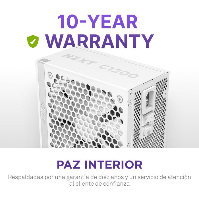 EAN 5056547206271 - NZXT C1200 Gold ATX 3.1 unidad de fuente de alimentación 1200 W 24-pin ATX Blanco imagen 13
