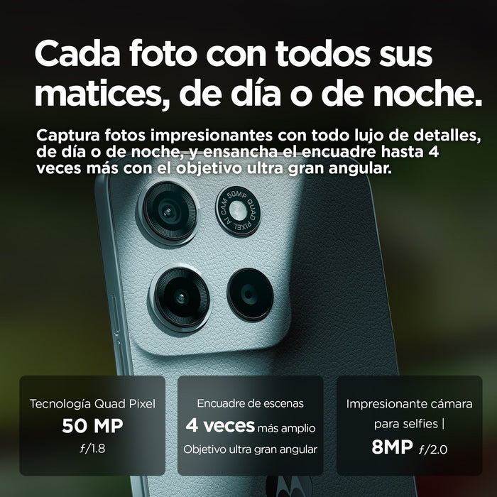 EAN 840023291227 - Motorola moto g15 17,1 cm (6.72") SIM doble Android 15 4G USB Tipo C 4 GB 128 GB 5200 mAh Azul claro imagen 7