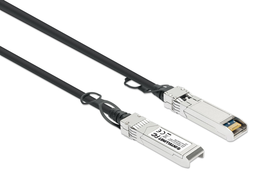 EAN 0766623508483 - Intellinet 508483 Cable de fibra óptica e InfiniBand 5 m SFP+ Negro, Plata imagen 2