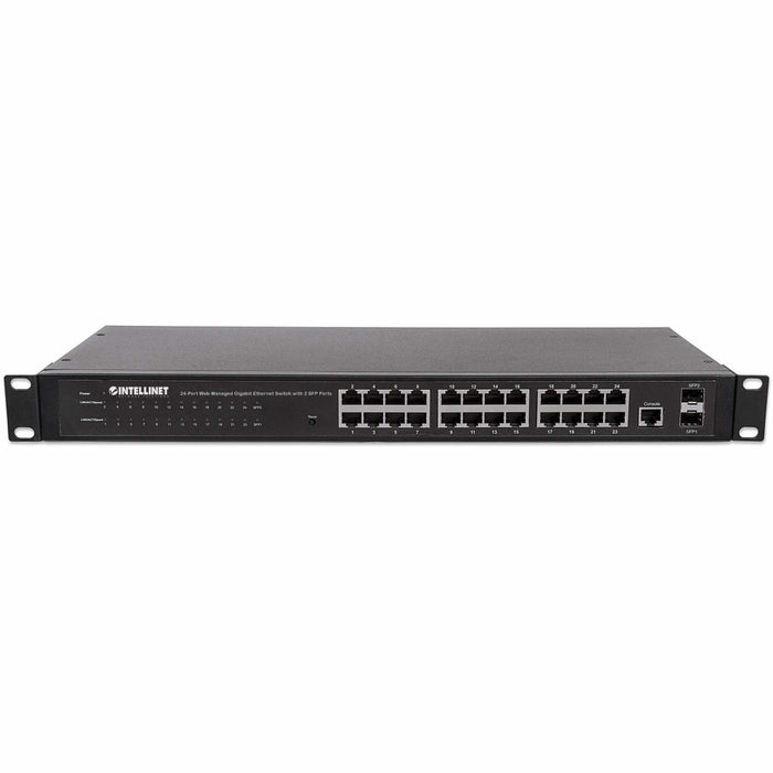 EAN 0766623560917 - Intellinet 560917 switch Gestionado Gigabit Ethernet (10/100/1000) 1U Negro imagen 6