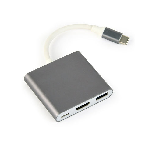 EAN 8716309112055 - Gembird A-CM-HDMIF-02-SG Adaptador gráfico USB 3840 x 2160 Pixeles Gris imagen 1