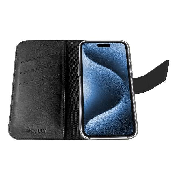 EAN 8021735224143 - Celly WALLYMAG funda para teléfono móvil 17,5 cm (6.9") Funda cartera Negro imagen 5