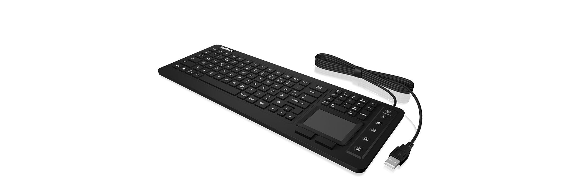 EAN 4250078186922 - KeySonic KSK-6231INEL teclado Industrial USB QWERTZ Alemán Negro imagen 2