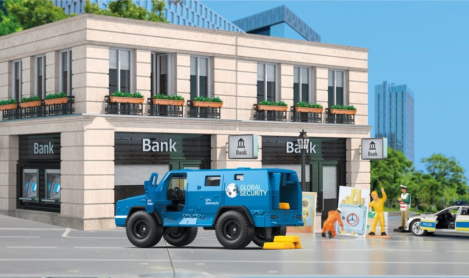 EAN 4006874019267 - Siku Money transporter Modelo a escala de camión de transporte pesado Previamente montado 1:50 imagen 5