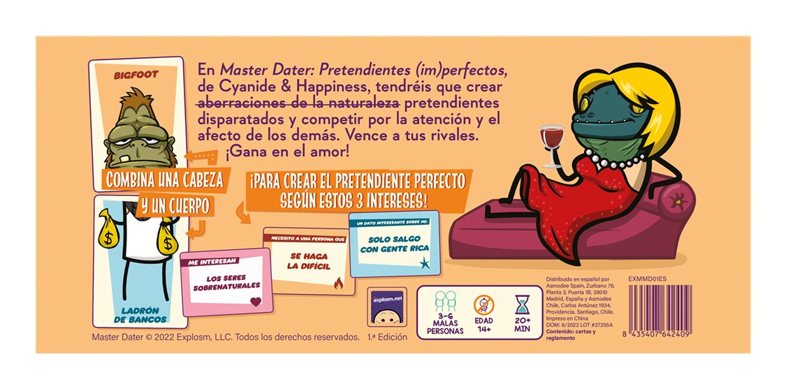 EAN 8435407642409 - Asmodee Master Dater 40 min Juego De Cartas Lógico imagen 3