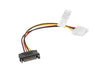 EAN 5901969413182 - Lanberg CA-SAHD-10CU-0015 cable de SATA 0,15 m Molex (4-pin) SATA de 15 pines Negro, Rojo, Amarillo imagen 2
