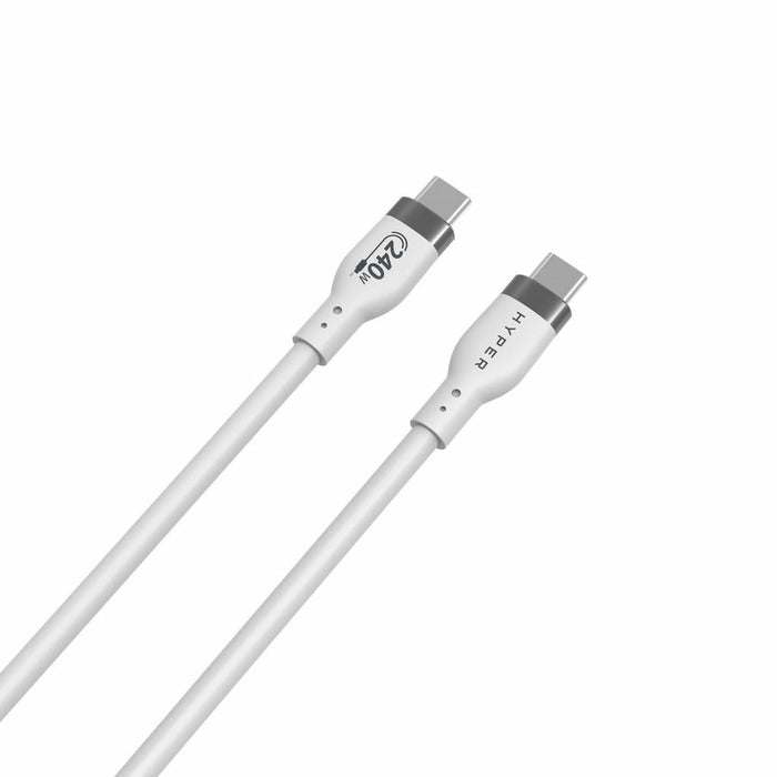 EAN 6941921149529 - HYPER HJ4001WHGL cable USB USB 2.0 1 m USB C Blanco imagen 3