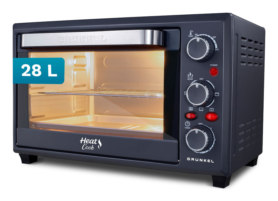 EAN 8426156019246 - Grunkel HR-28COOK horno 28 L 1600 W Negro, Acero imagen 2