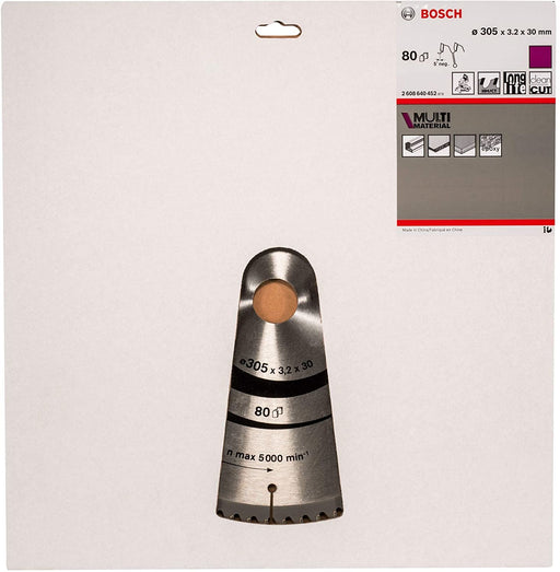 EAN 3165140317504 - Bosch ‎2608640452 hoja de sierra circular 30,5 cm 1 pieza(s) imagen 1