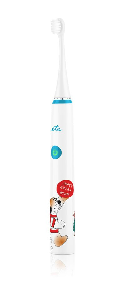 EAN 8590393324491 - Eta Sonetic Kids Maxipes Niño Cepillo dental sónico Azul, Blanco imagen 2