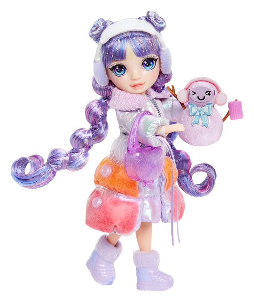 EAN 0035051120865 - Rainbow High Winter Wonderland Doll- Violet (Purple) imagen 1