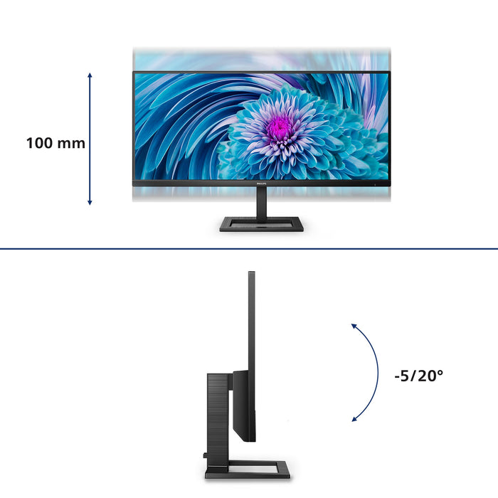 EAN 8721038003352 - Philips E Line 346E2LAE/23 LED display 86,4 cm (34") 3440 x 1440 Pixeles Wide Quad HD LCD Negro imagen 3