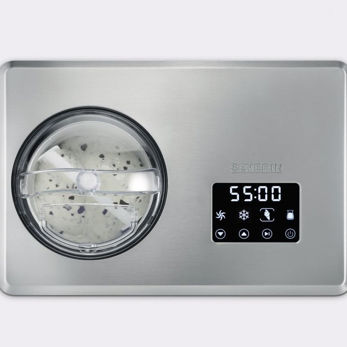 EAN 4008146030048 - Severin EZ 7405 máquina para helados Compresor de helados 2 L 180 W Acero inoxidable imagen 3