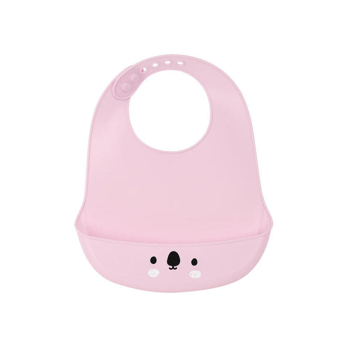 Babero Silicona Safta "Koala" Pink