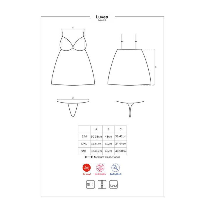 Babydoll Luvae Talla (Interno):S/M