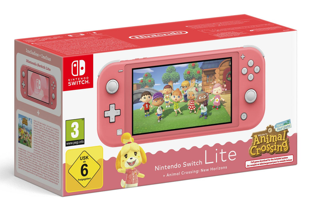 EAN 45496546120 - Nintendo Switch Lite Animal Crossing videoconsola portátil 14 cm (5.5") 32 GB Pantalla táctil Wifi Coral imagen 1