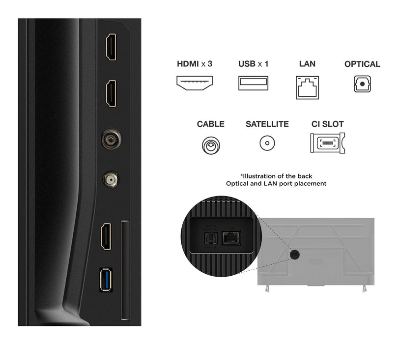 EAN 5901292528928 - TCL P6K 43P6K Televisor 109,2 cm (43") 4K Ultra HD Smart TV Wifi Metálico imagen 5