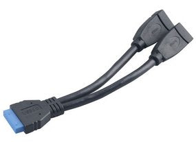 EAN 4710614532090 - Akasa AK-CBUB09-15BK cable USB 2 x USB A Negro imagen 1
