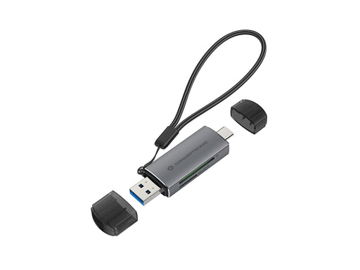 EAN 4015867234358 - Conceptronic BIAN05G lector de tarjeta USB 3.2 Gen 1 (3.1 Gen 1) Type-A/Type-C Gris imagen 1