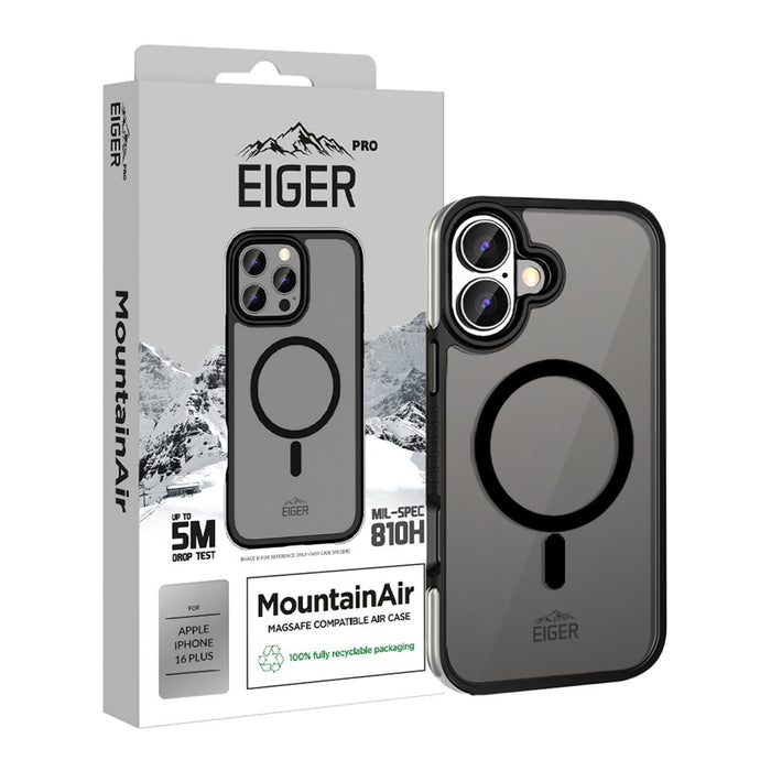 EAN 5055821776684 - EIGER Pro MountainAir Case iPhone 16 Plus schwarz funda para teléfono móvil 17 cm (6.7") Negro, Transpare imagen 2
