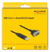 EAN 4043619664702 - DeLOCK 66470 cable de serie Negro 0,5 m USB tipo A RS-232 imagen 3
