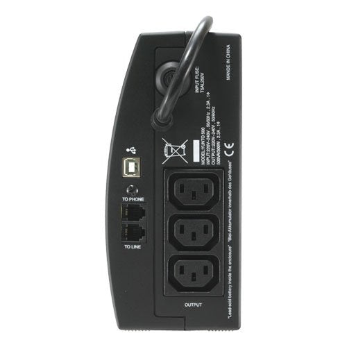 EAN 4026908003550 - ONLINE USV-Systeme YUNTO 500 sistema de alimentación ininterrumpida (UPS) Línea interactiva 0,5 kVA 300 W imagen 2