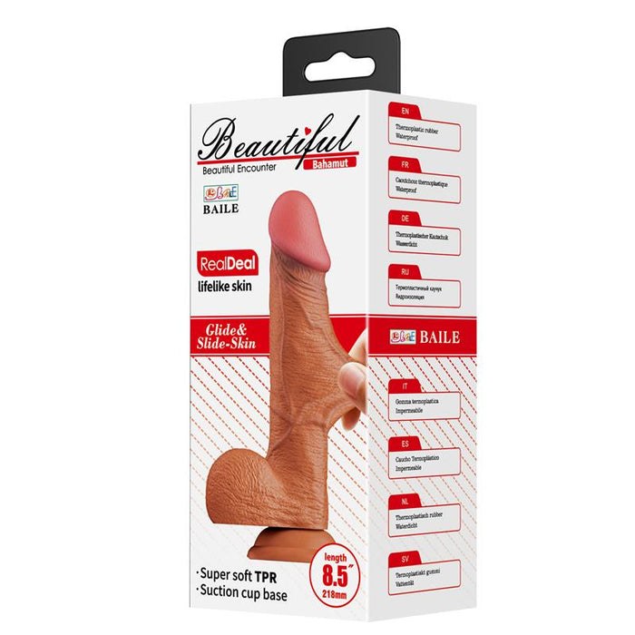 Bahamut Dildo Realista Piel Deslizante 8.5