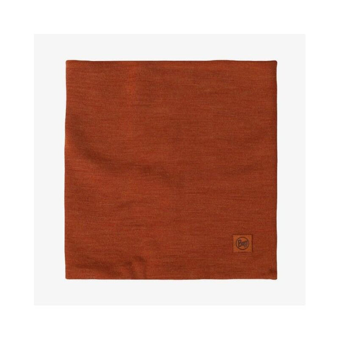 Bandana Buff Merino Heavyweight Neck Warmer Solid Cinnamon