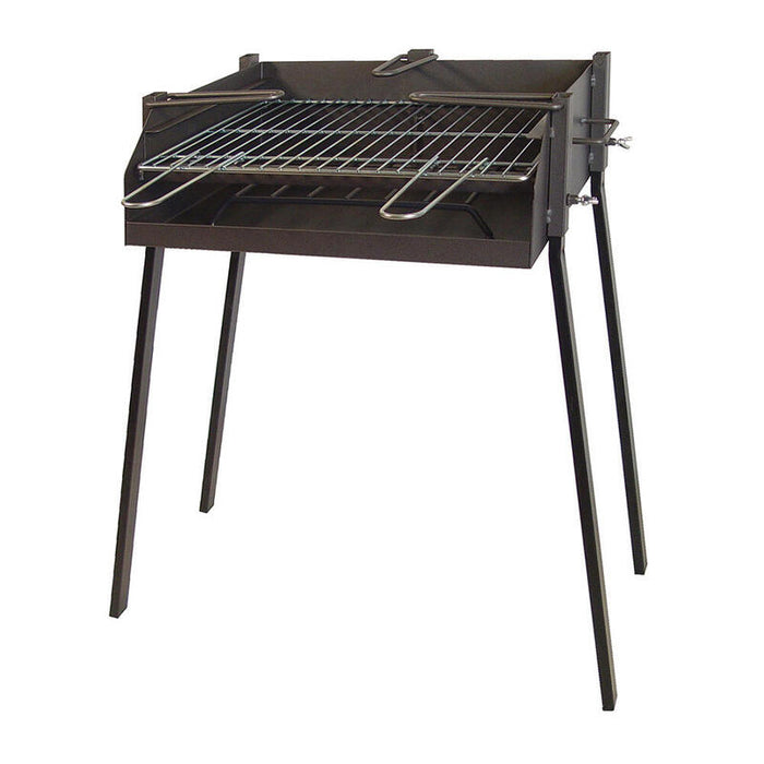 Barbacoa Cuadrada C/Soporte Para Paella 50x75cm Imex El Zorro