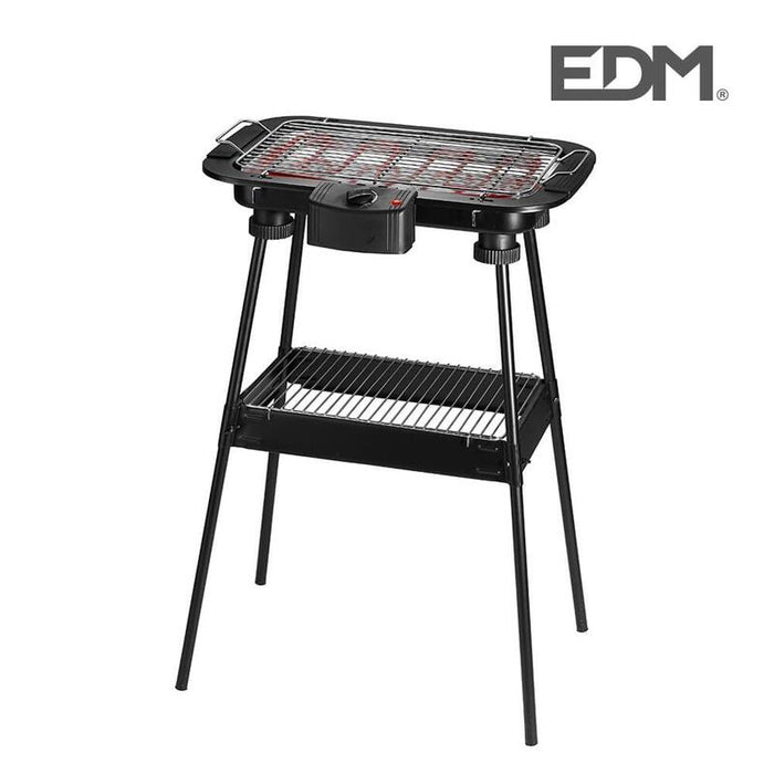 Barbacoa Electrica De Pie 2000w 47,5x30x70,5cm Edm