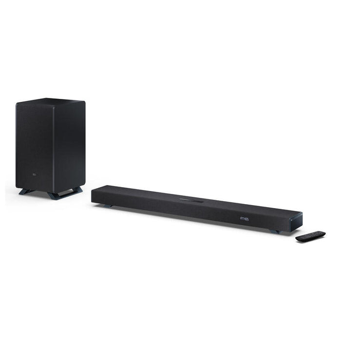 Barra De Sonido Sharp Ht-Sbw53121(Bk) Q 3.1.2 Dolby Atmos Dts:X Con Subwoofer Inalámbrico, Color Negro