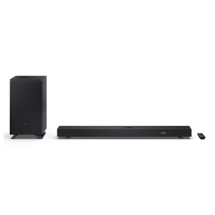 Barra De Sonido Sharp Ht-Sbw53121(Bk) Q 3.1.2 Dolby Atmos Dts:X Con Subwoofer Inalámbrico, Color Negro
