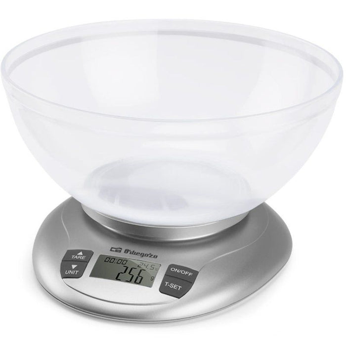 Báscula De Cocina Electrónica Orbegozo Pc 2017 A Hasta 3.5kg Plata