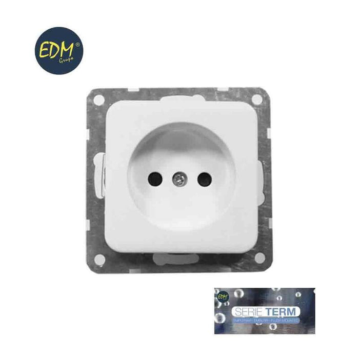 Base 10-16a Empotrar "Serie Term" Edm (Bolsa Blister)