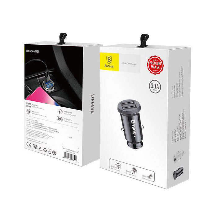 Baseus Cargador Mechero Para Coche Usb 3.1a