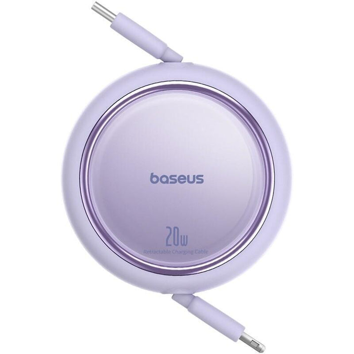 Baseus Free2pull Cable Expansible De Carga Rápida Usb C A Ip Ligtning 1 M 20 W Morado